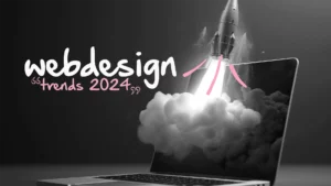 Preview blog post "Web design trends 2024 - modern and user-friendly"