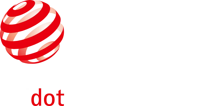 Red Dot Award in Schwarz