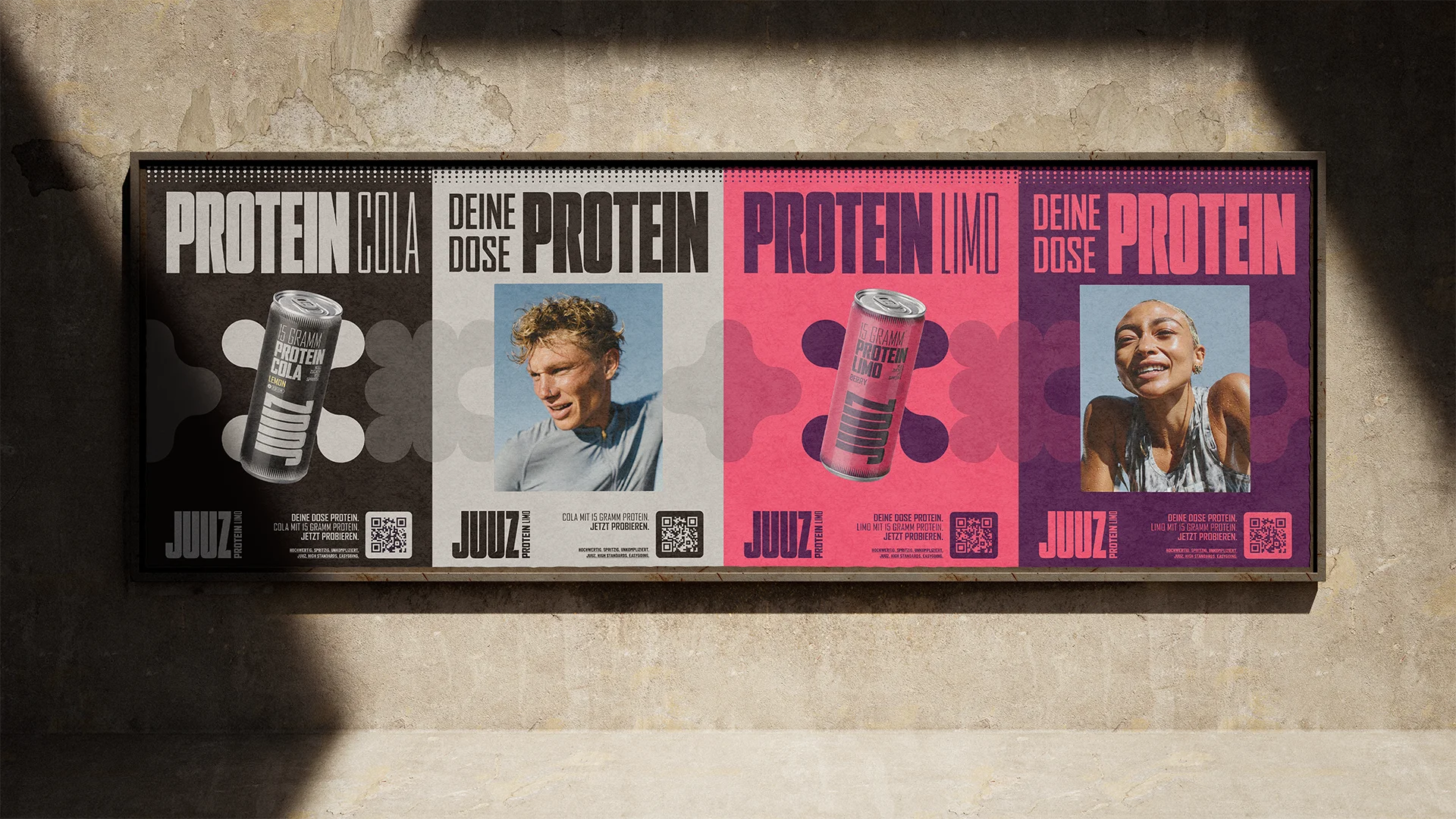 JUUZ - Plakate an Wand (Mockup)