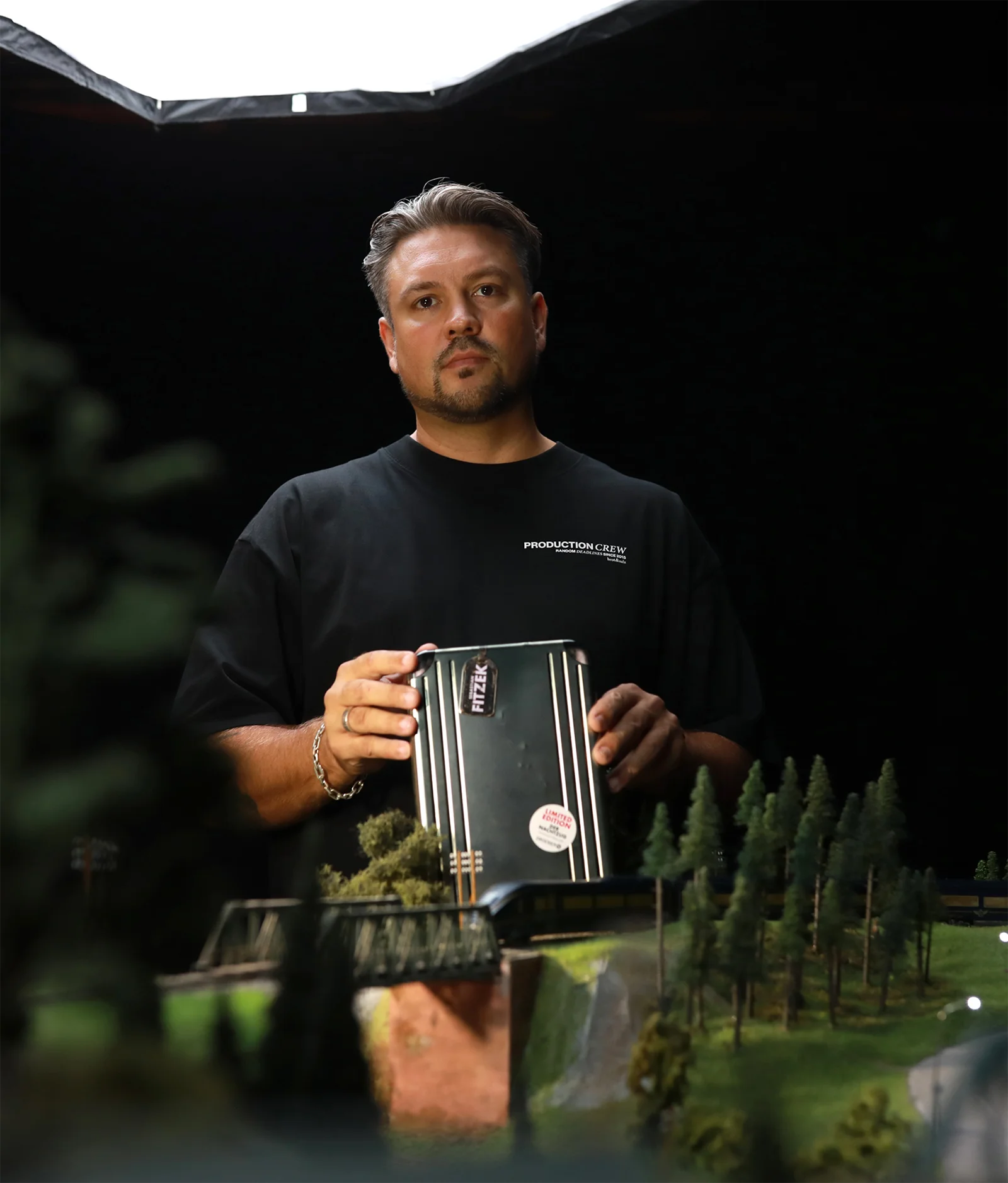 BTS Hannes Dorrer holds the book